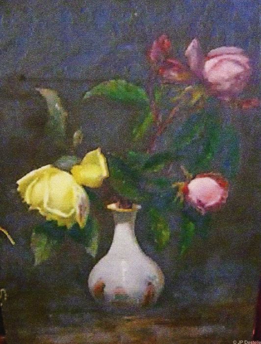 Roses-Vase chinois