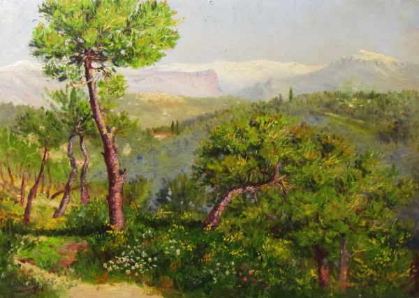 Cannes - Vue prise du pied de La Croix des Gardes
