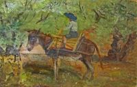 Emile sur son âne