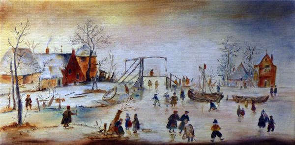 Canal gelé