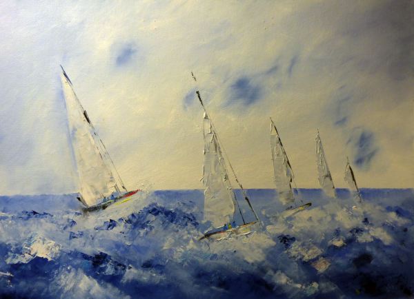 Régate bleue
