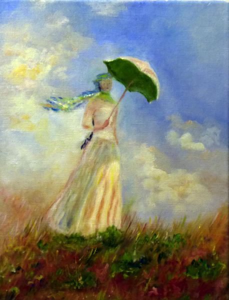 L'ombrelle verte