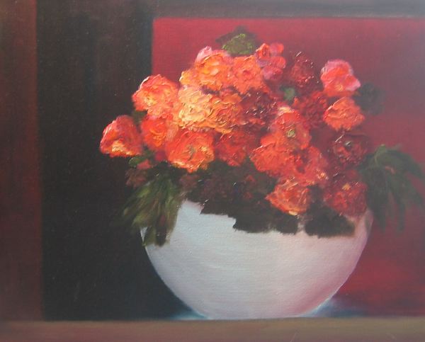 fleurs rouges