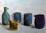 Pots bleus