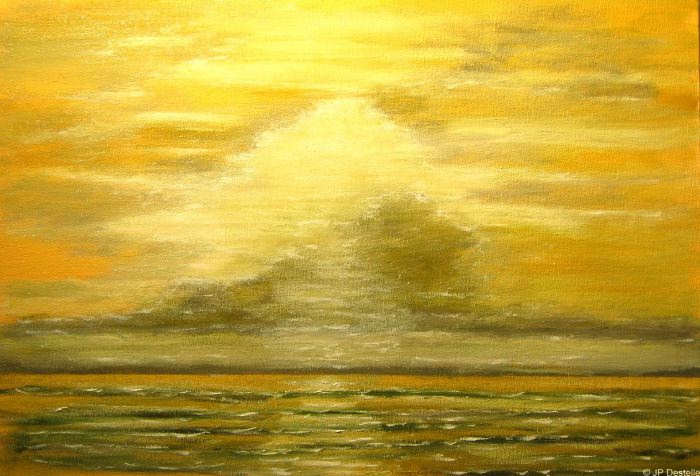 soleil dans les nuages